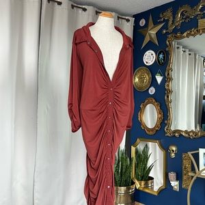 Torrid Rust Curve Dress - 5X